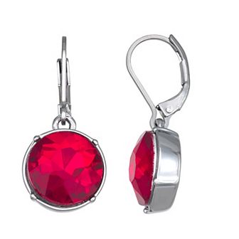 Simply Vera Vera Wang Silver Tone Simulated Crystal Drop Earrings