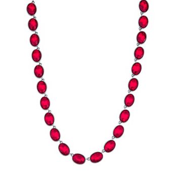 Simply Vera Vera Wang Silver Tone Simulated Crystal Collar Necklace