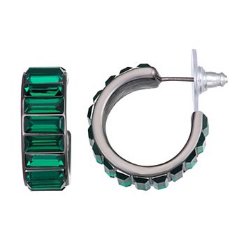 Simply Vera Vera Wang Silver Tone Post Hoop Earrings