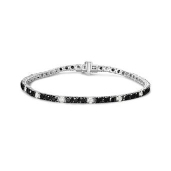 Haus of Brilliance Sterling Silver 5.0 Carat T.W. Diamond Tennis Bracelet