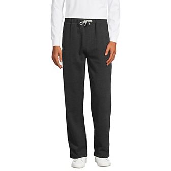 Men's Lands' End Serious Sweats Wide-Leg Pants