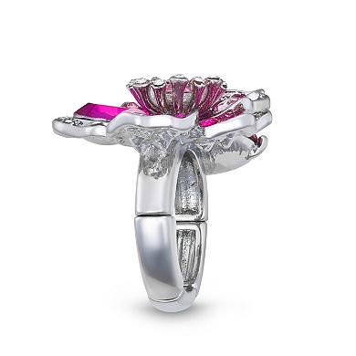 Simply Vera Vera Wang Stretch Flower Ring