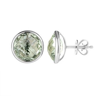Sterling Silver Gemstone Earring