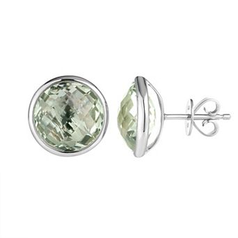 Oro Leoni Sterling Silver Gemstone Earring