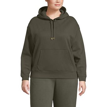 Plus Size Lands' End Serious Sweats Hoodie