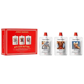 Josie Maran Bite-Sized Butters Mini Whipped Body Butter 3 pc Gift Set