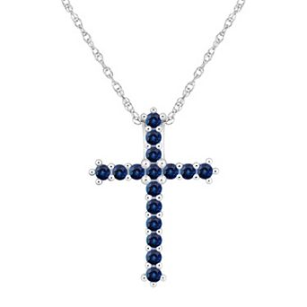 Alyson Layne Gemstone Cross Pendant Necklace