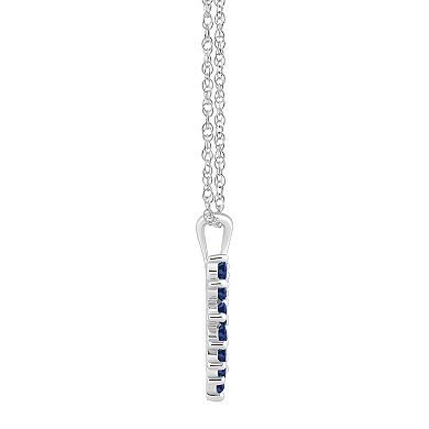 Alyson Layne Sapphire Heart Pendant Necklace