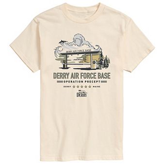 Big & Tall IT: Welcome To Derry Air Force Base Graphic Tee