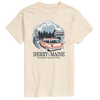 Big & Tall IT: Welcome To Derry Maine Destination Graphic Tee
