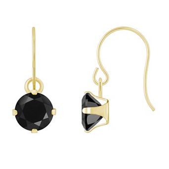 Celebration Gems 10k Gold Multi-Gemstone Drop Earrings