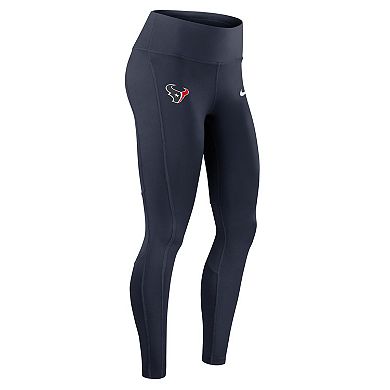 Women's Nike Navy Houston Texans Primetime Epic Fast Performance Leggings