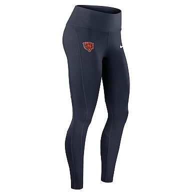 Women's Nike Navy Chicago Bears Primetime Epic Fast Performance Leggings