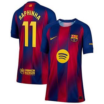 Youth Nike Raphinha Blue Barcelona 2025/26 Home Replica Jersey