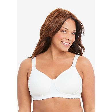 Comfort Choice Women's Plus Size Reversible T-Shirt Bra