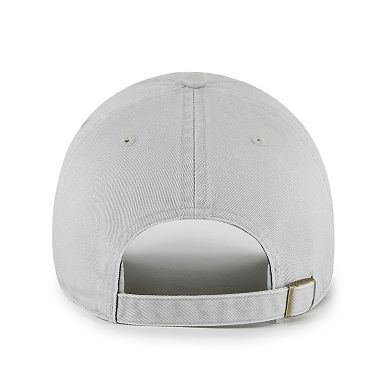 Men's '47 Gray Texas Tech Red Raiders Clean Up Adjustable Hat