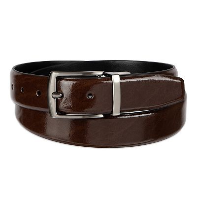chinese dress ladies Men's Reversible Leather Dress Belt Black/Refined Navy main image 0