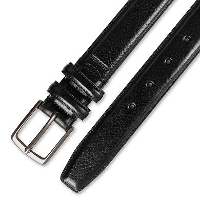 Men's Haggar® Double Loop Premium Leather Dress Casual Belt