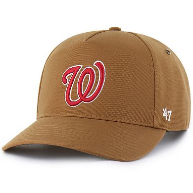 Men's Carhartt x '47 Brown Washington Nationals Hitch Adjustable Hat