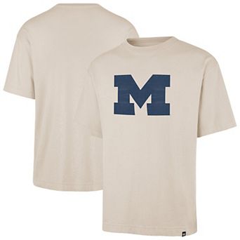Men's '47 Cream Michigan Wolverines Ravine Foundation T-Shirt