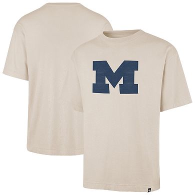 Men's '47 Cream Michigan Wolverines Ravine Foundation T-Shirt