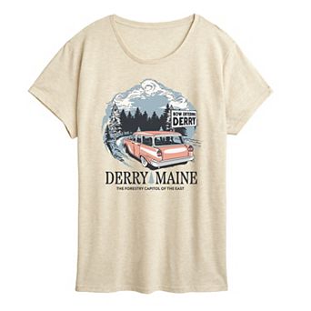 Women's IT Welcome To Derry Maine Destination Graphic Tee