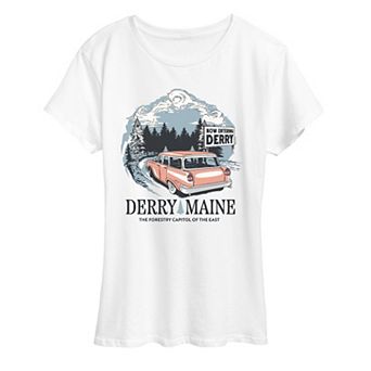 Women's IT Welcome To Derry Maine Destination Graphic Tee