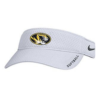 Men's Nike White Missouri Tigers On-Field Softball Authentic Ace Performance Adjustable Visor