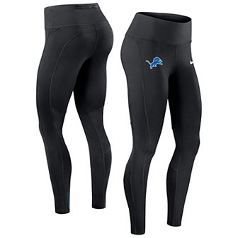 Women's Nike Black Detroit Lions Primetime Epic Fast Performance Leggings
