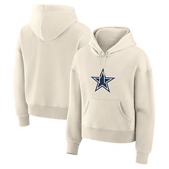 Women's Fanatics Cream Dallas Cowboys Dove Legacy Pullover Hoodie
