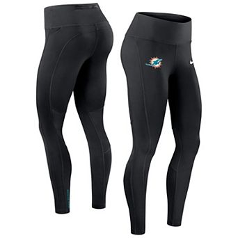 Women's Nike Black Miami Dolphins Primetime Epic Fast Performance Leggings