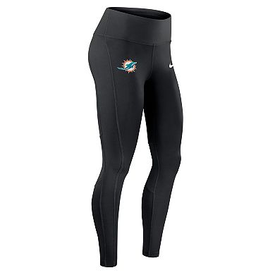 Women's Nike Black Miami Dolphins Primetime Epic Fast Performance Leggings