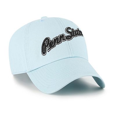 Men's '47 Powder Blue Penn State Nittany Lions Vault Clean Up Adjustable Hat