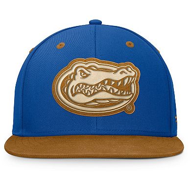 Men's Fanatics Royal/Brown Florida Gators NoBo Fitted Hat
