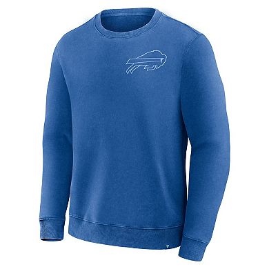 Men's Fanatics Royal Buffalo Bills Deep Route Pullover Sweatshirt