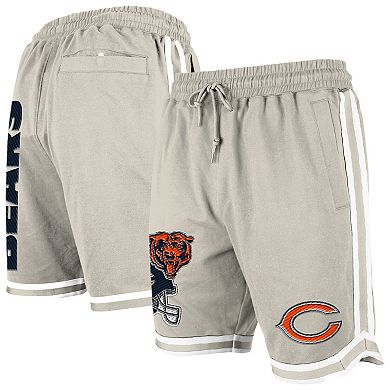 Men's New Era Light Beige Chicago Bears Stone Multi Patch Shorts