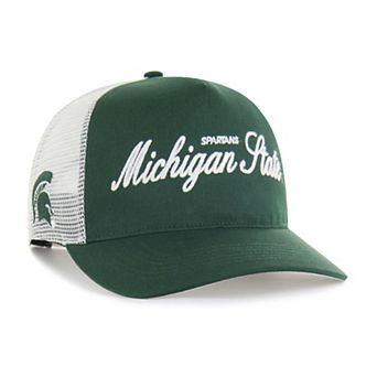 Unisex '47 Dark Green Michigan State Spartans Contemporary Basics Foundation Trucker Hitch Adjustable Hat