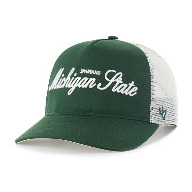 Unisex '47 Dark Green Michigan State Spartans Contemporary Basics Foundation Trucker Hitch Adjustable Hat