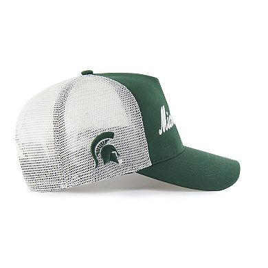 Unisex '47 Dark Green Michigan State Spartans Contemporary Basics Foundation Trucker Hitch Adjustable Hat
