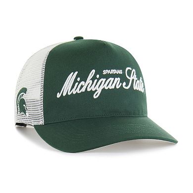 Unisex '47 Dark Green Michigan State Spartans Contemporary Basics Foundation Trucker Hitch Adjustable Hat