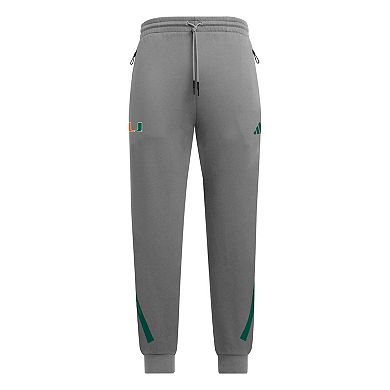 adidas Gray Miami Hurricanes Z.N.E. Pants