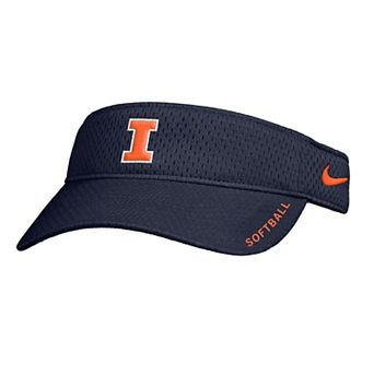 Men's Nike Navy Illinois Fighting Illini On-Field Softball Authentic Ace Performance Adjustable Visor