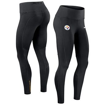 Women's Nike Black Pittsburgh Steelers Primetime Epic Fast Performance Leggings