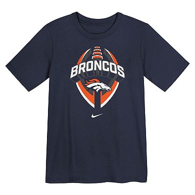Preschool Nike Navy Denver Broncos Icon Legend Performance T-Shirt