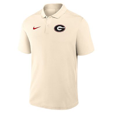Men's Nike Tan Georgia Bulldogs Primary Logo Victory Performance Polo