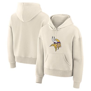 Women's Fanatics Cream Minnesota Vikings Dove Legacy Pullover Hoodie