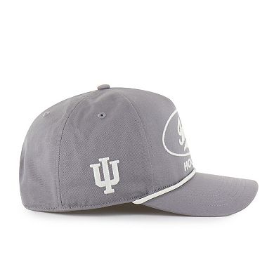 Men's '47 Gray Indiana Hoosiers Contemporary Basics Foundational Rope Hitch Adjustable Hat