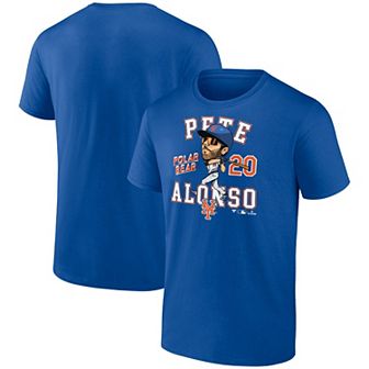 Men's Fanatics Pete Alonso Royal New York Mets Hometown Caricature T-Shirt