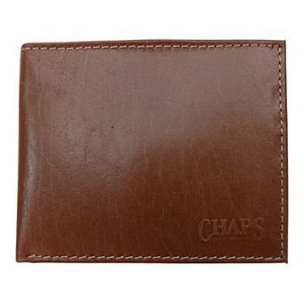 Men's Chaps RFID-Blocking Leather Passcase Wallet