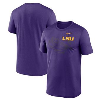 Men's Nike Purple LSU Tigers Campus Shadow Legend Performance T-Shirt